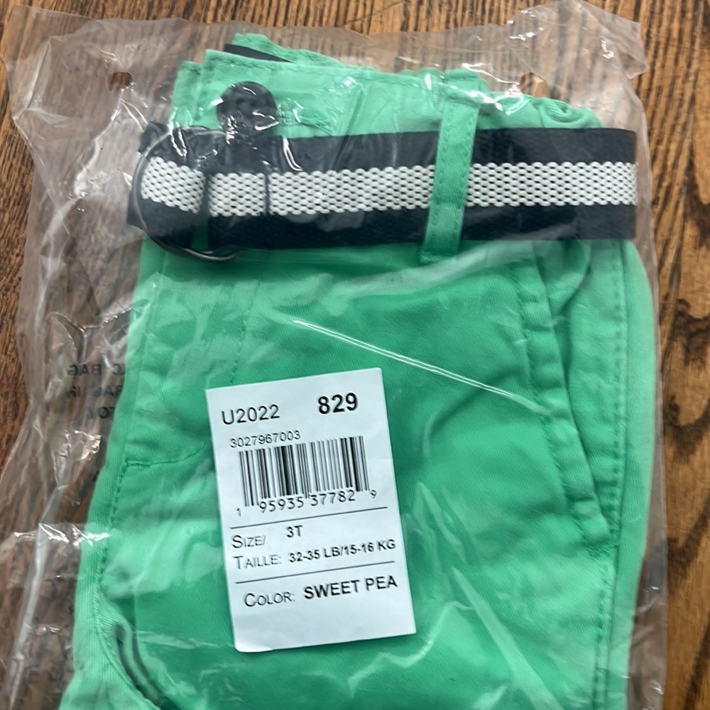 Belted Chino Shorts